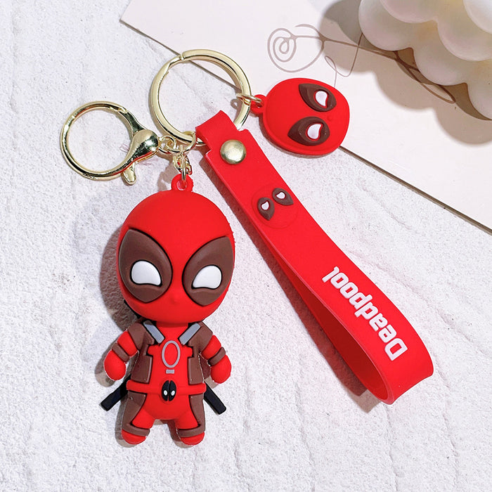 Wholesale Silicone Cartoon Jersey Keychain JDC-KC-Qiwei027