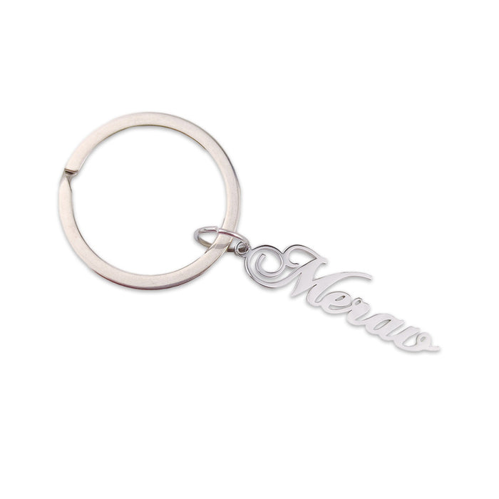 Wholesale Keychain stainless steel DIY pendant accessories for friends