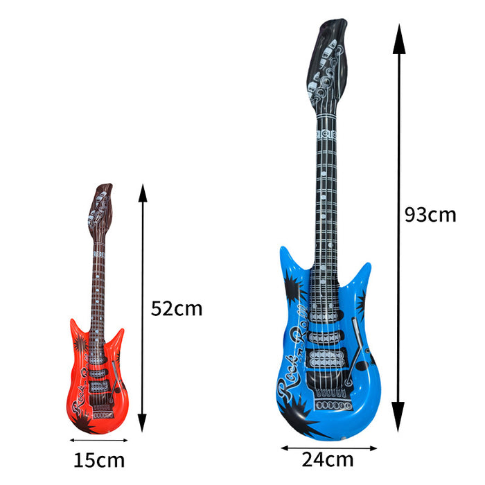 Wholesale 10Pcs inflatable toys inflatable guitar bar party activities stage props inflatable musical instrument