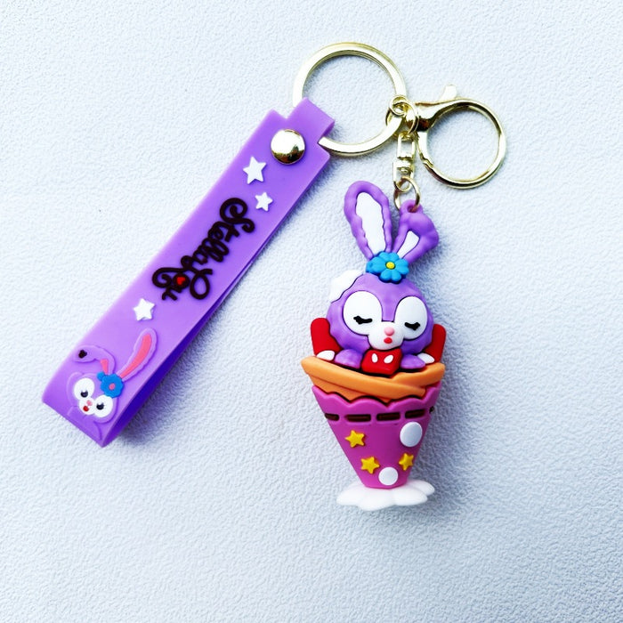 Wholesale PVC Cartoon Doll Keychain JDC-KC-WuYi117