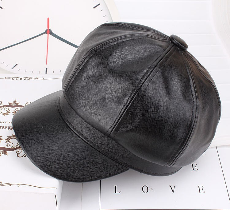 Wholesale Spring and Autumn All-match Beret Retro Flat Top Sun Hat Face Small Black Painter Hat Fashion Hat JDC-FH-DG004