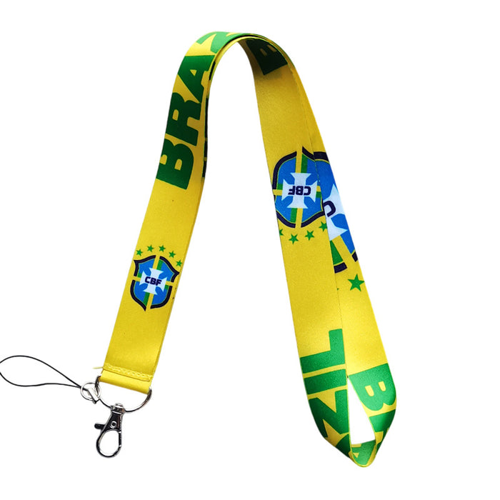 Wholesale Trendy Cartoon Lanyard With Card Holder Polyester Neck Strap For Student And Work Badge Gift