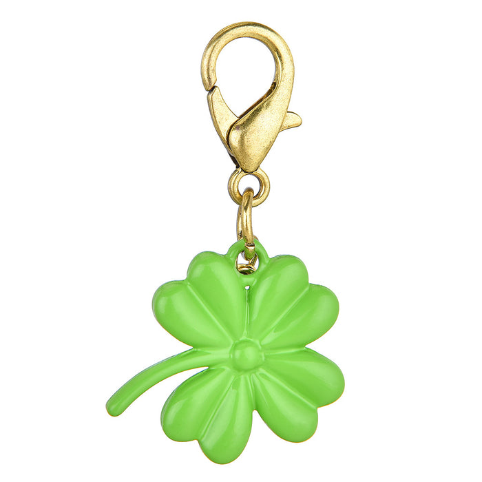 Wholesale Multi Style Dinosaur Clover Heart Animal Gold Alloy Keychain Pendant Fashion Jewelry Accessory