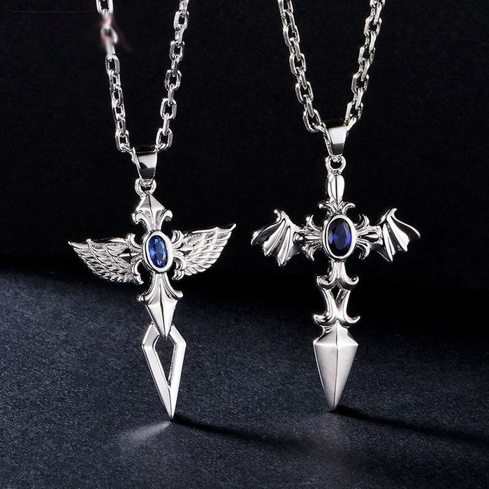 Wholesale  necklace fashion brand devil pendant men's necklace