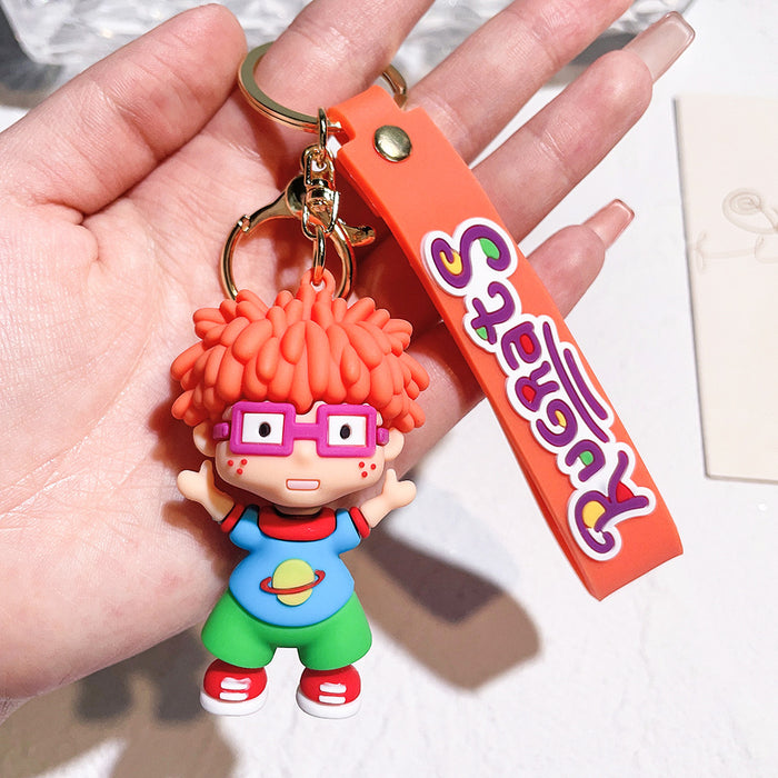 Wholesale cute cartoon character key chain  bag pendant