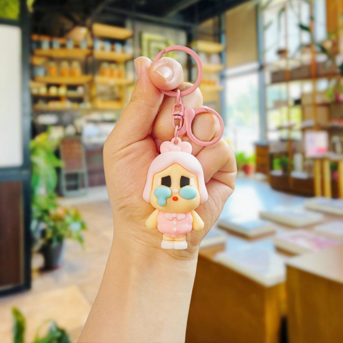 Wholesale Cute cartoon keychains made of PVC material.