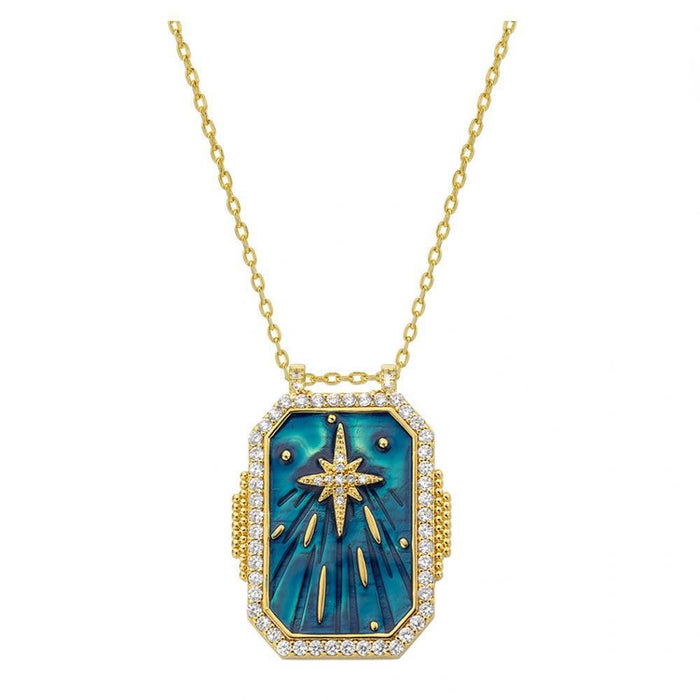 Wholesale Sun,  Moon and Star Elements Large Pendant Choker Necklace
