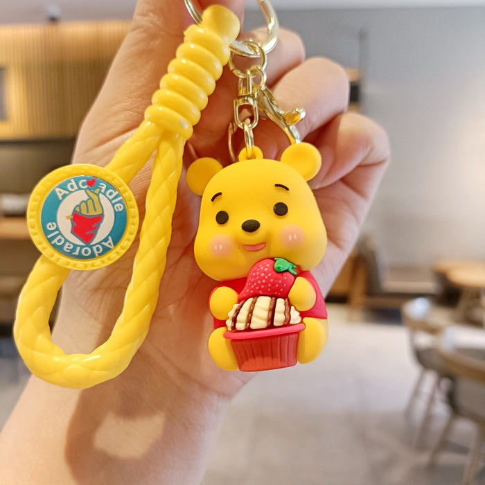 Wholesale Cartoon Silicone Doll Keychain JDC-KC-MingT253