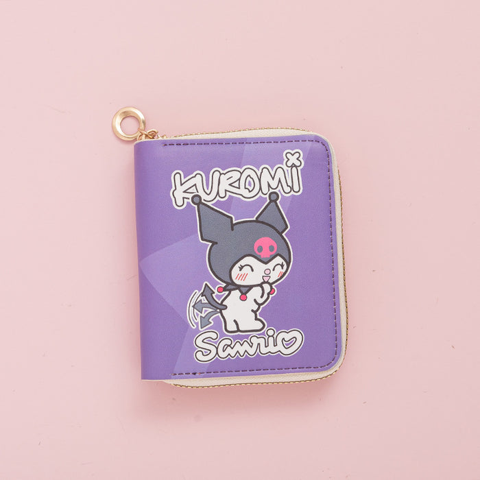 Wholesale Cute Cartoon Print Short Kids Wallet