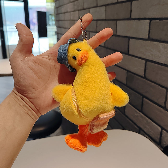 Wholesale Plush Duck Doll Keychain Pendant Bag Pendant Duck Doll