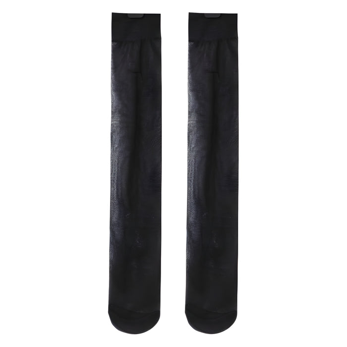 Wholesale White calf socks, silk stockings, mid tube breathable and sweat absorbing socks, long tube
