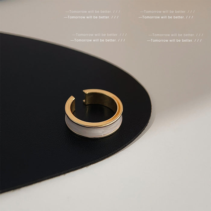 Wholesale Vintage fashion ring with niche design and adjustable opening for personality