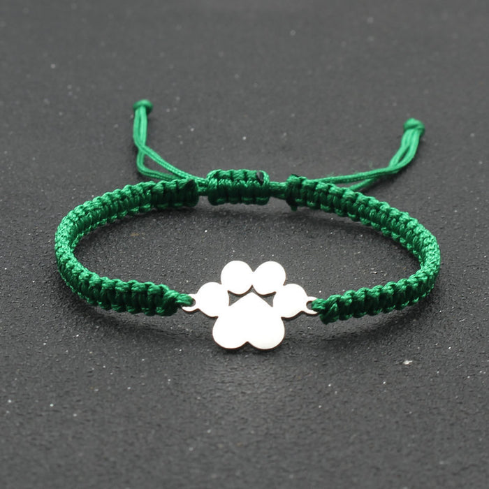 Wholesale Hand Woven Adjustable Bear Claw Bracelet JDC-BT-SX004