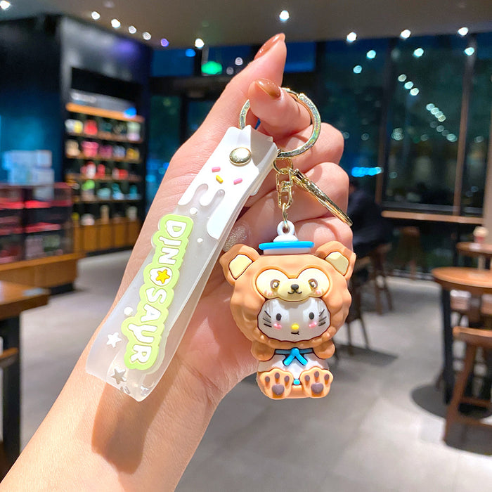 Wholesale Adhesive Cartoon Doll Keychains JDC-KC-Gongz042