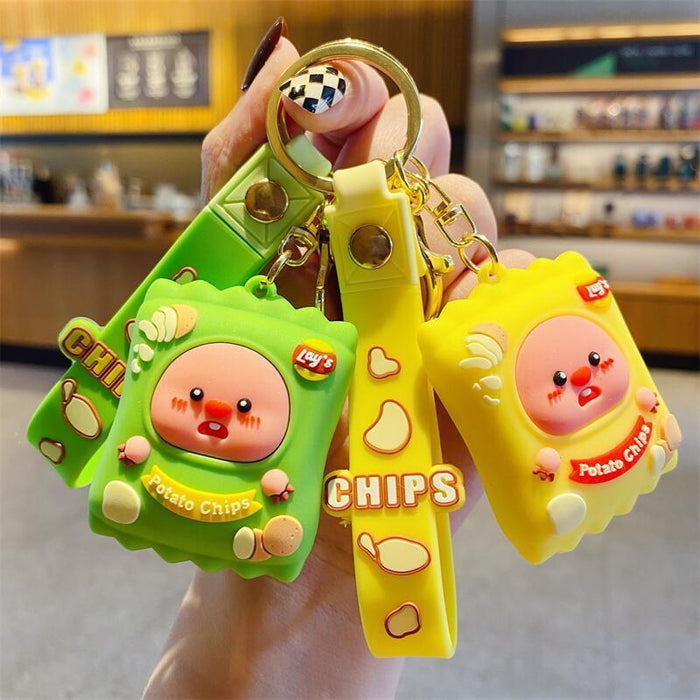 Wholesale Resin Cute Doll Keychain JDC-KC-XingLao001