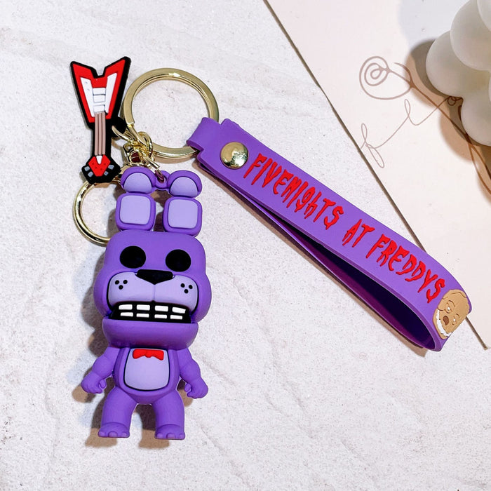 Wholesale Cartoon Doll PVC Keychain JDC-KC-Qiwei002