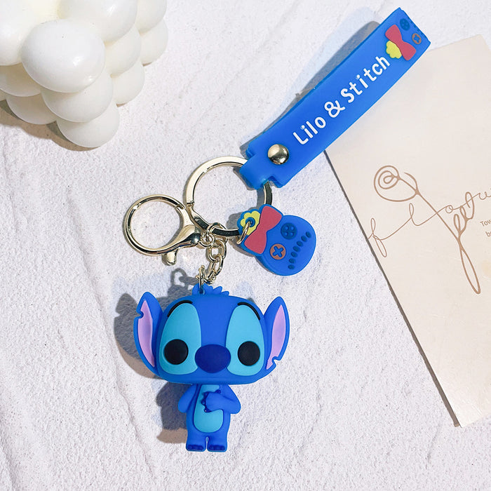 Wholesale Cartoon Silicone Doll Keychain JDC-KC-QiChao019