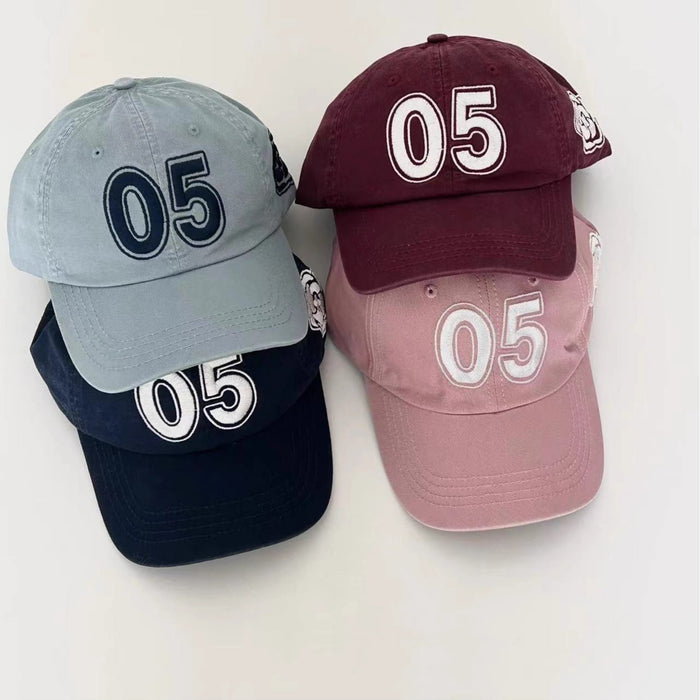 Wholesale 05 Letter Rose Embroidery Soft Top Washed Cotton Baseball Hat JDC-FH-DaBo003