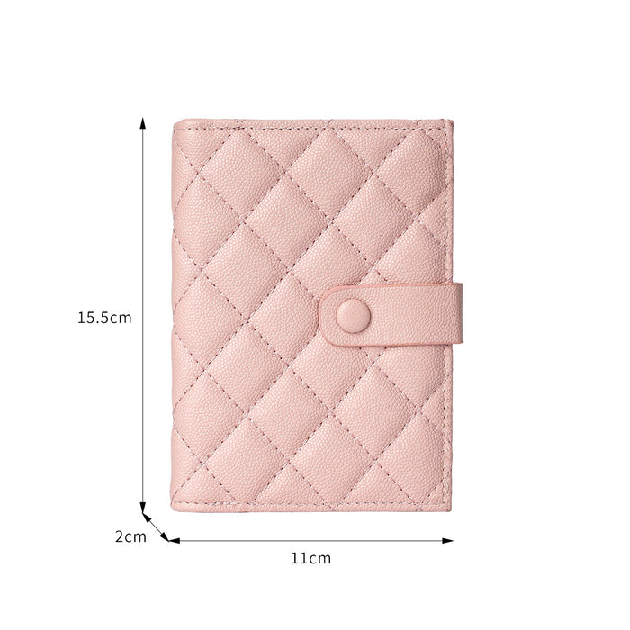 Wholesale Chic Style Black PU Passport Holder Wallet for Women Fashion Accessory Gift