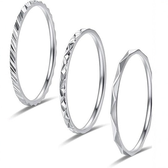 Wholesale Irregular three piece set with fine ring, copper plated with real gold, high-end and light luxury jewelry