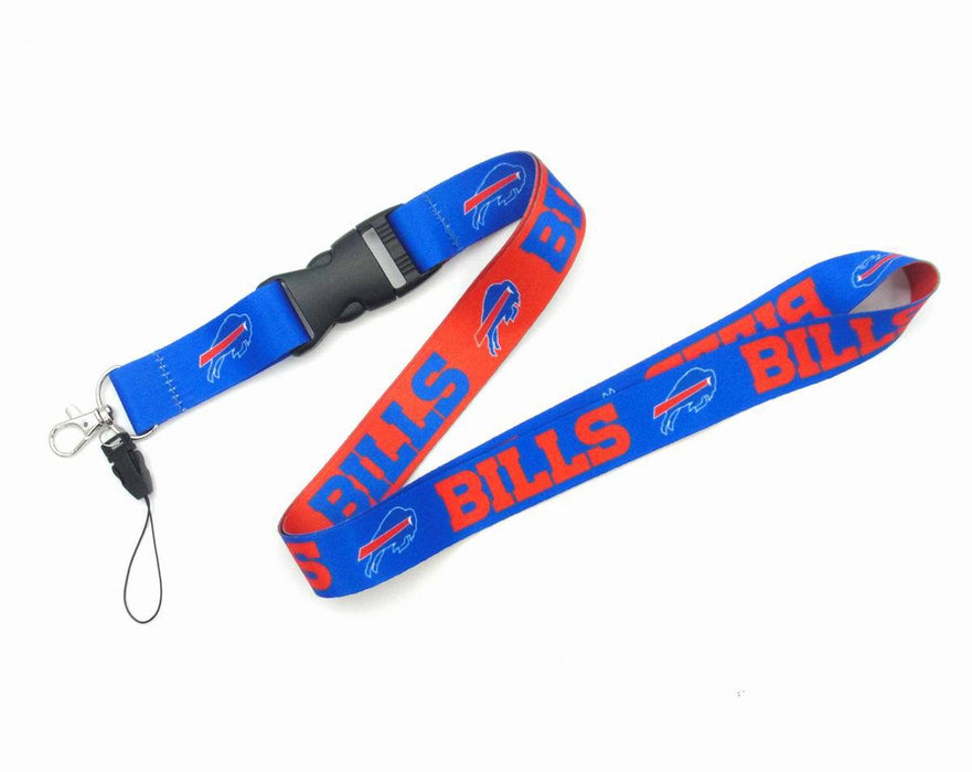 Wholesale Heat transfer rugby team mobile phone sling buckle Lanyard Keychain