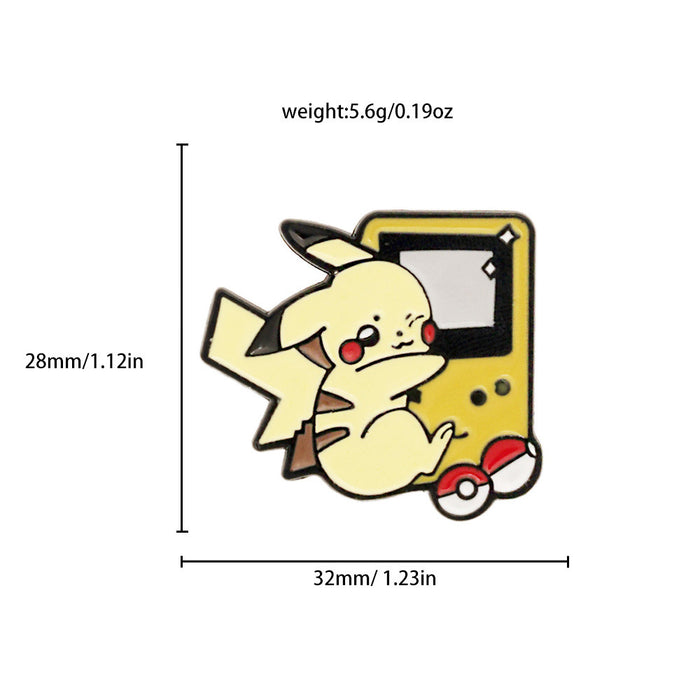 Wholesale Anime Brooch Pin Creative Metal Badge For Backpack Clothing Bags Electroplating Finish Everyday Wear Gift
