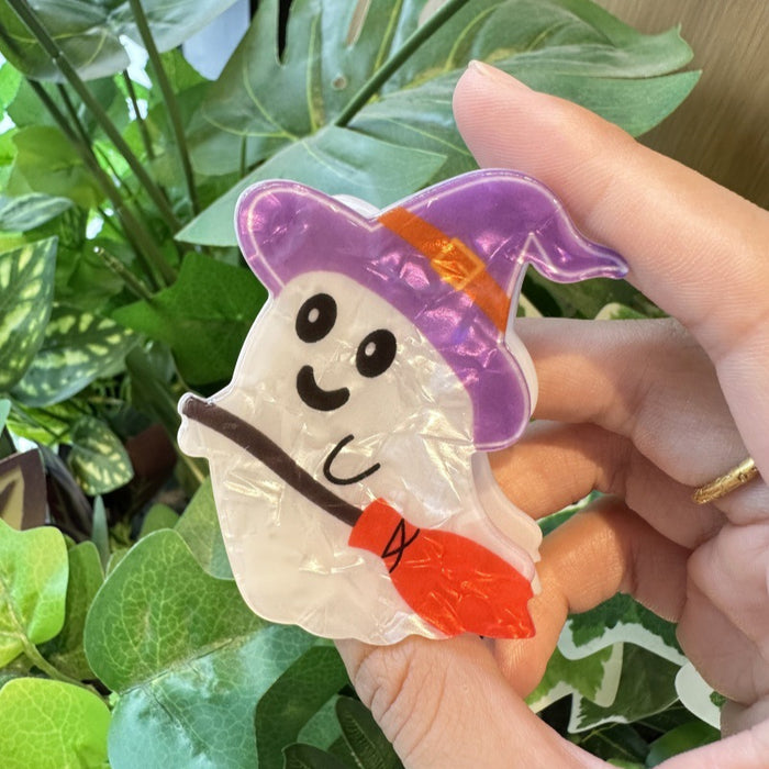 Wholesale Playful witch clip fun ponytail clip personality  hairpin cute half-hair shark clip