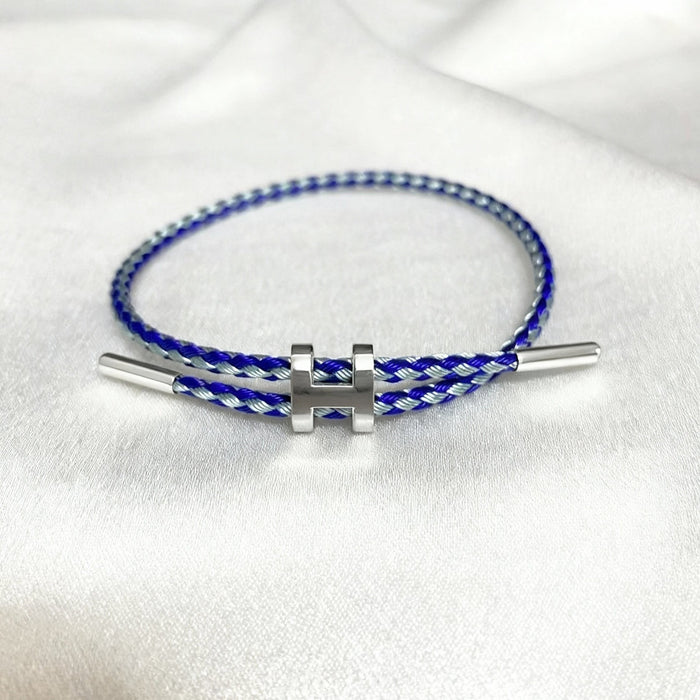 Wholesale I-Shaped Buckle Steel Wire Bracelet H Buckle Adjustable Titanium Steel Bracelet