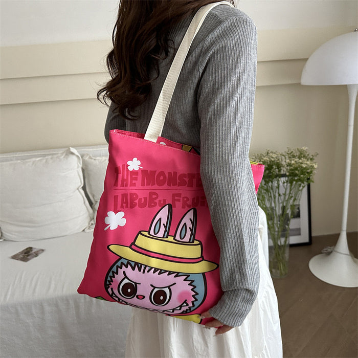 Wholesale Canvas bag, versatile shoulder bag, large capacity commuting tote bag, canvas bag for women