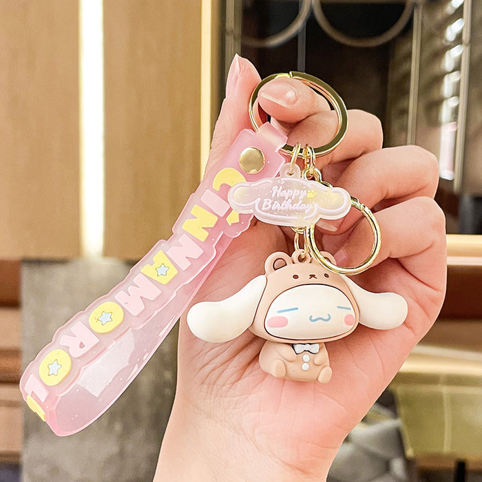 Wholesale Silicone Cartoon Doll Keychain JDC-KC-Benxin013