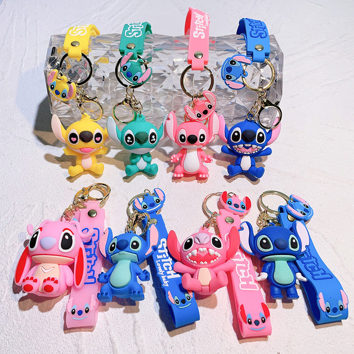 Wholesale Cartoon Silicone Doll Keychain JDC-KC-QiChao019