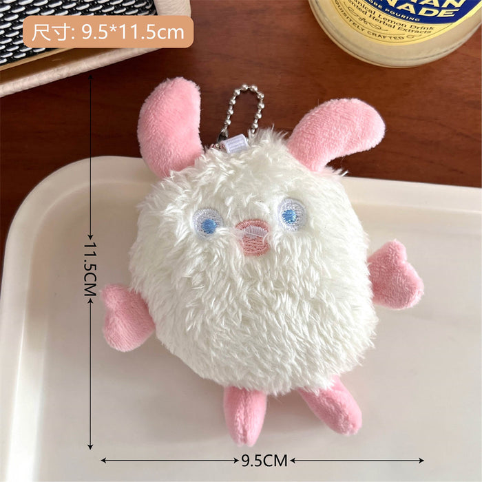 Wholesale  monster doll pendant cute keychain cartoon plush doll schoolbag ornaments