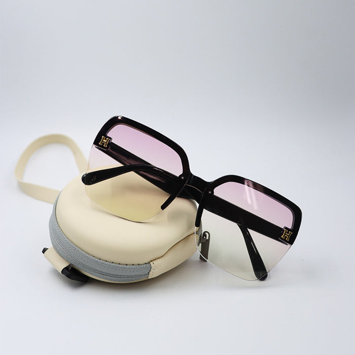 Wholesale 2pcs/set New sunglasses for women, fashionable sun protection