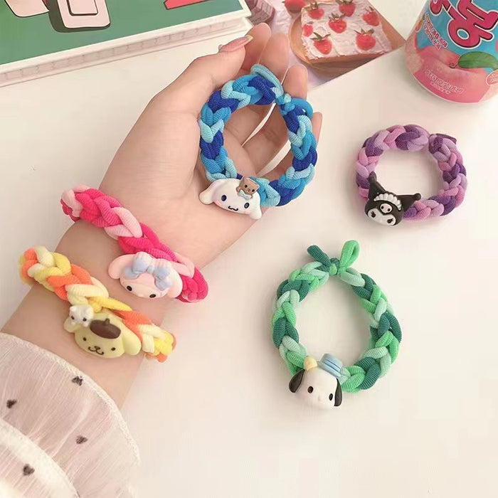 Wholesale Cartoon Braided Fabric Hair Tie JDC-HS-Weiye002