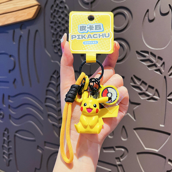 Wholesale Aromatherapy keychain figurine cute cartoon couple bag pendant gift