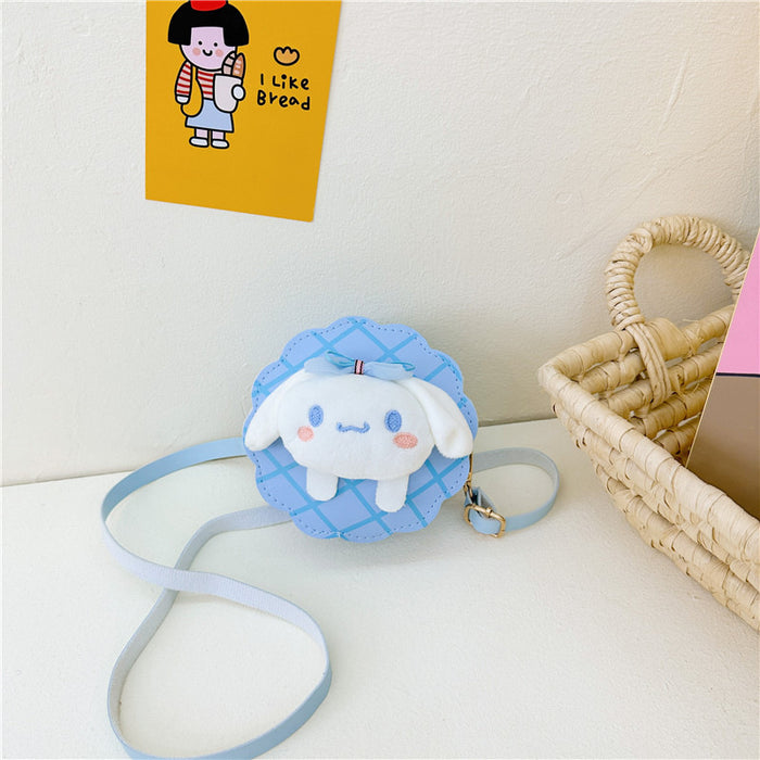 Wholesale Children's bag, stylish girl's baby plush crossbody bag, cute shoulder bag