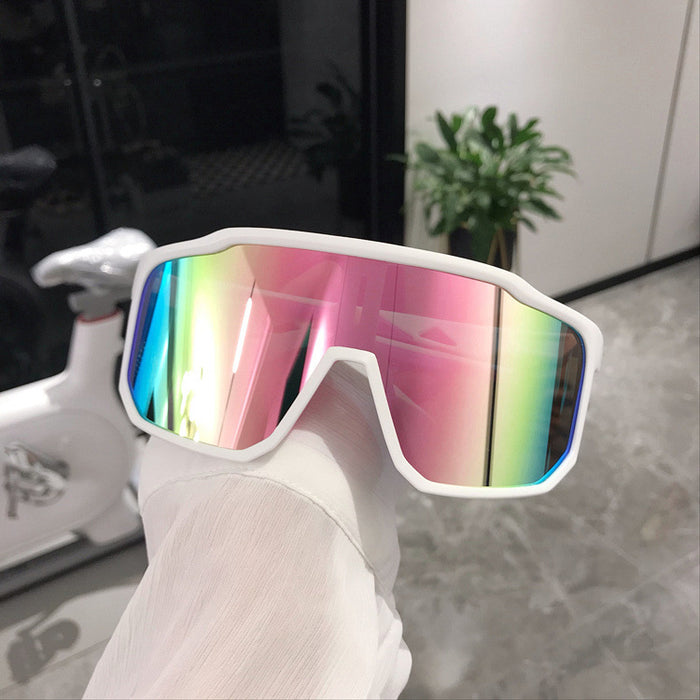 Wholesale Retro oversized frame outdoor cycling windproof sports sunglasses, hiking and eye protection sunglasses