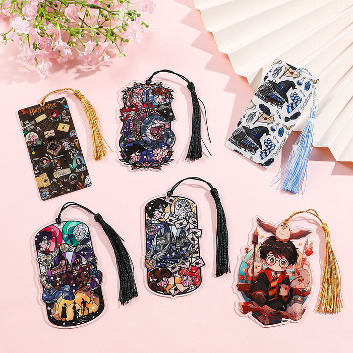 Wholesale Peripheral Bookmark Acrylic Tassel Pendant