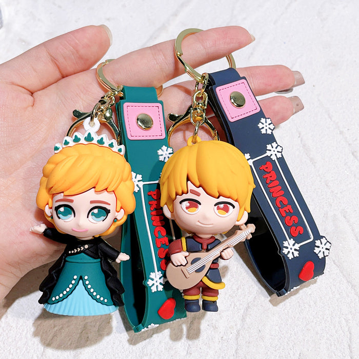 Wholesale Cartoon Silicone Doll Keychain JDC-KC-QiChao030