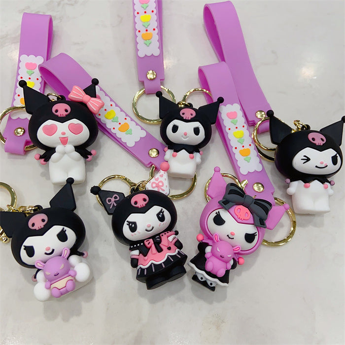 Wholesale Soft Rubber Cute Keychain JDC-KC-YueW001