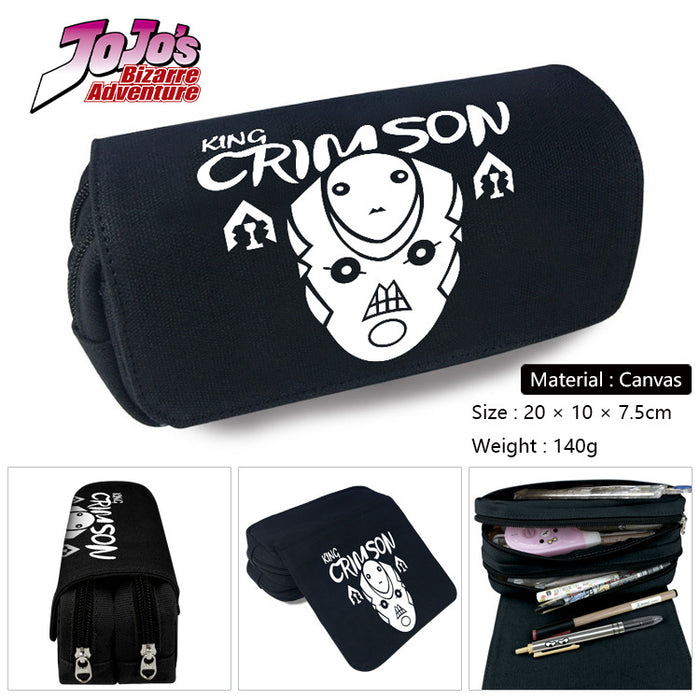 Wholesale Anime Cartoon Canvas Pencil Case Stylish Student Stationery Pouch