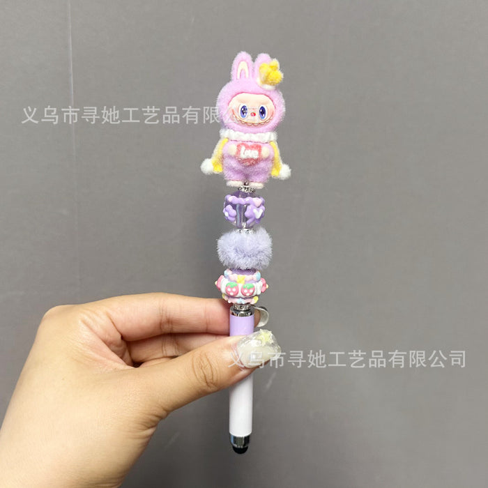 Wholesale DIY Cute Beaded Pen for Mobile Phones and Tablets Touch Screen Gel Ballpoint Pen