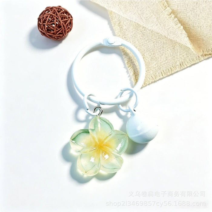 Wholesale Plastic Resin Keychain Card Ring Bell Charm Cute Style Bag Charm DIY Craft Accessory