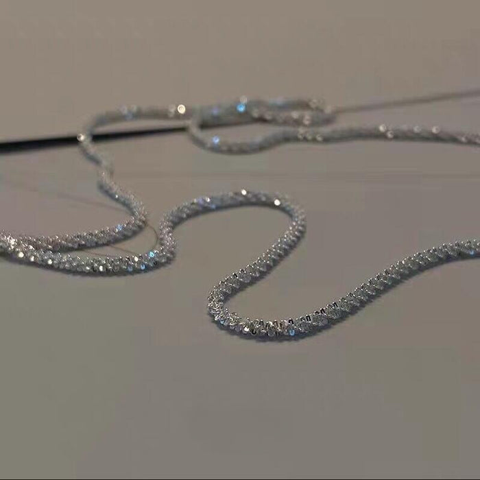 Wholesale Clavicle Titanium Steel Simple Fashion Necklace Neck Chain