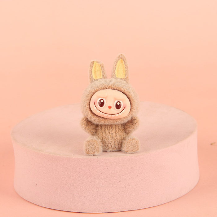 Wholesale Creative Resin Flocked Keychain