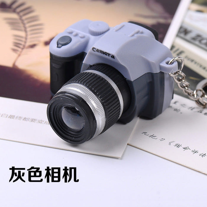 Wholesale LED Light Emitting Sound Simulation SLR Camera Keychain JDC-KC-ZJ001