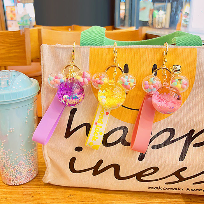 Wholesale Cartoon Quicksand Bottle Keychain JDC-KC-YDao093