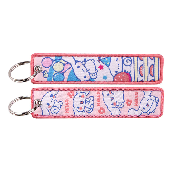 Wholesale Fabric Cartoon Keychain Lanyard  Design Car Key Accessory Gift