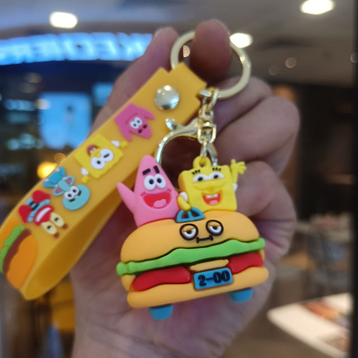 Wholesale Cartoon Sponge Keychain