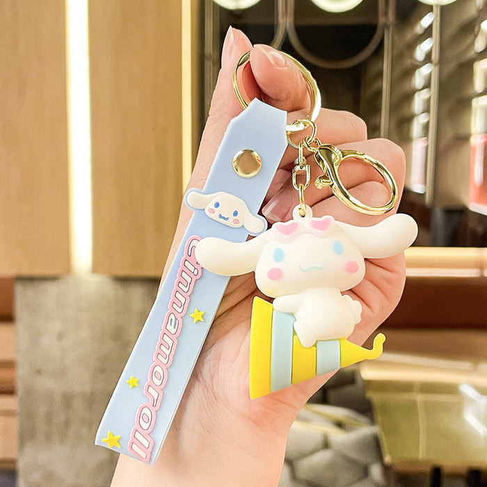 Wholesale Silicone Cartoon Doll Keychain JDC-KC-Benxin013